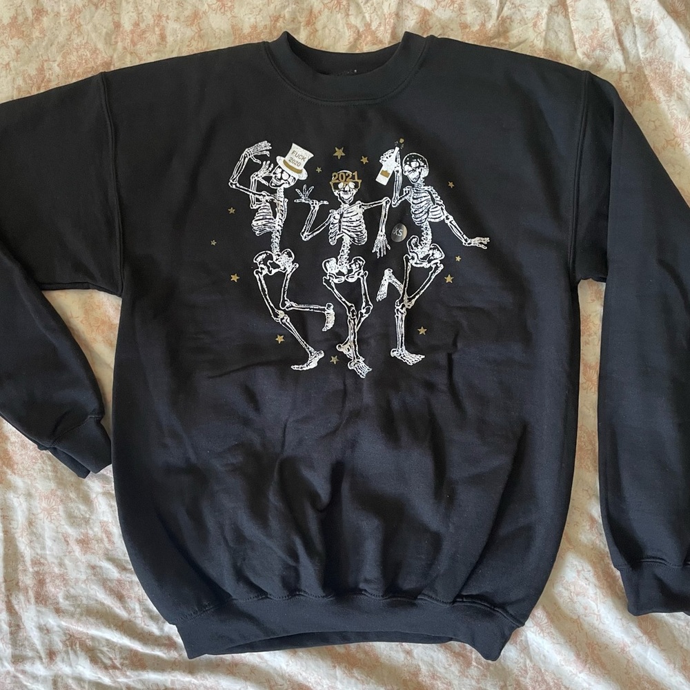Pacsun Skeleton Party Sweatshirt